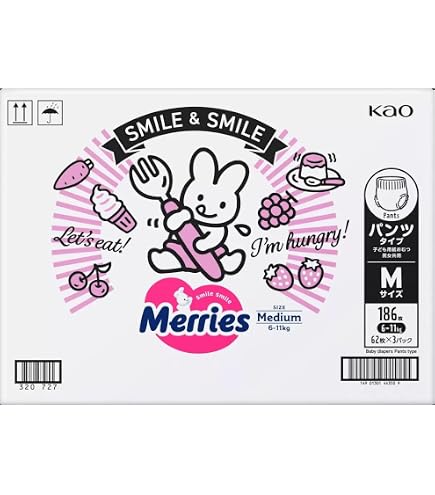 Amazon.co.jp: メリーズ パンツ 素肌さらさらエアスルー M (6-11kg