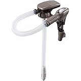 工進(KOSHIN) 乾電池式 タンク 直付け 灯油 ポンプ EP-504F 自動停止 手元 スイッチ 単三電池 4本 使用 ストーブ 給油 白/茶