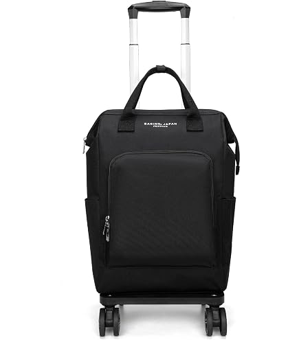 極美品　Swany スワニー　D-382 トゥーポ　キャリーバッグ　黒　ブラック Amazon｜SWANY スワニー キャリーバッグ D-382 トゥーポ (M18