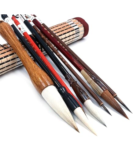 Chinese Brush Set Calligraphy Brush Japanese Summi Brushes - View #8