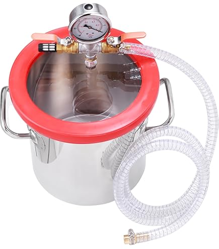 Amazon.co.jp: Kisigim 小型真空チャンバーキットステンレス製 真空脱
