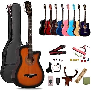 アコースティックギター 17点セット ギター 教則本付き(日本語) 初心者 入門 クラシックギター 学生 初心者入門セッ…