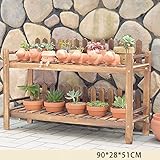 フラワースタンド・園芸ラック 植物の花のポットのディスプレイスタンドの庭の松の花のスタンド屋内多目的の花のスタンドフェンスの花のスタンド フラワーディスプレイスタンド (サイズ さいず : 90 * 