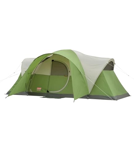 プロフ必読！大きいテント！Coleman Montana Tent Amazon.co.jp: コールマン モンタナテント8人用 ブルー【並行