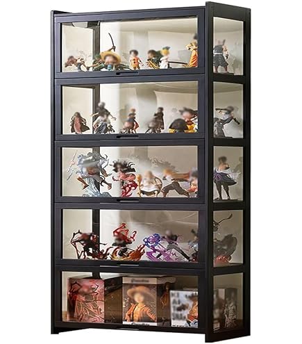 Amazon.co.jp: JOOHY フィギュアケース 木製 ディスプレイケース