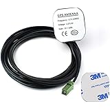 GPSアンテナ キット カーナビ用GPS受信用アンテナ + GPSアンテナプレート 角型緑カプラー AVICコネクタ 配線ケーブル(3M) 磁気ベース カロッツェリア/三菱/日産/ホンダなど対応 【防水 汎用 高感度 高精度】【カーナビアクセサリー】