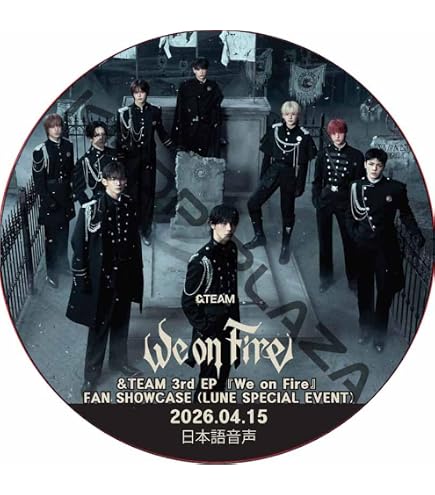 Amazon.co.jp: &TEAM DVD 2026 &TEAM CONCERT TOUR 'BLAZE THE WAY' in