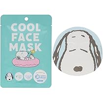 パック・フェイスマスク SNOOPY SNOOPY スヌーピー フェイスマスク メール便なら何枚でも￥220で