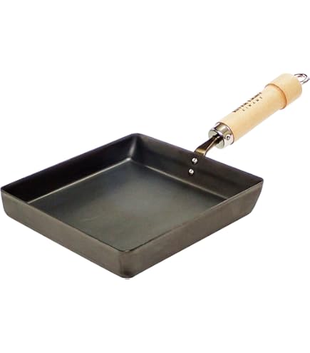 Amazon.co.jp: 和平フレイズ dancyu 純銅 玉子焼 18×18cm 木蓋付 ガス