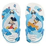 [ハワイアナス] ビーチサンダル ディズニー ベビー・ミッキーゴ havaianas BABY MICKEY 全2色 ブラジル製 国内正規品 (23/24（15.0cm）, 0001 ホワイト)