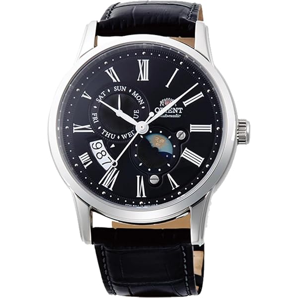 ORIENT classic SUN & MOON mechanical wristwatch RN-AK0001S Men's