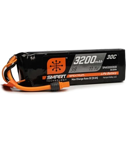 Amazon | Spektrum スマートRCリポバッテリーパック: 5000mAh 3S 11.1V