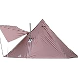 Fkstyle テント ワンポール 400cm 4人用 薪ストーブ 煙突 チムニーホール キャンプ ベルテント ティピー ゲル [並行輸入品]