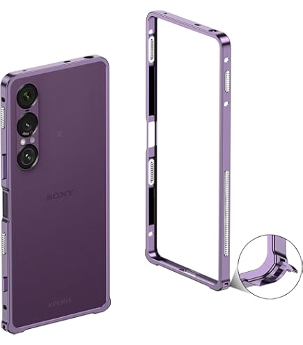 最終値下げSony Xperia 1 VII 未開封品 パープル + ケース2種 Amazon.co.jp: Xperia 1 VII用バンパー アルミ 放熱 SO-51F用ケース