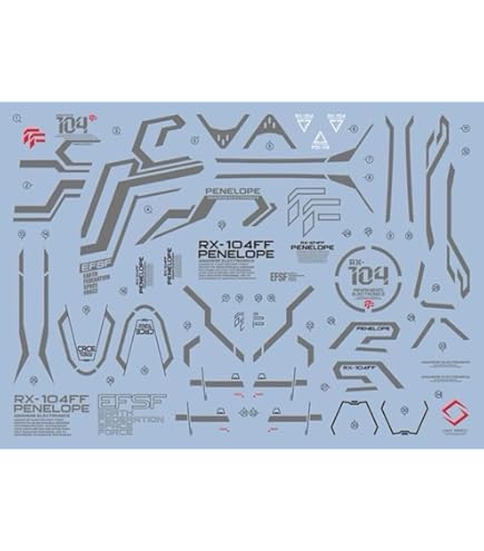 Amazon | HG 1 144ペーネロペー用水転写式デカール 2枚組 並行 海外