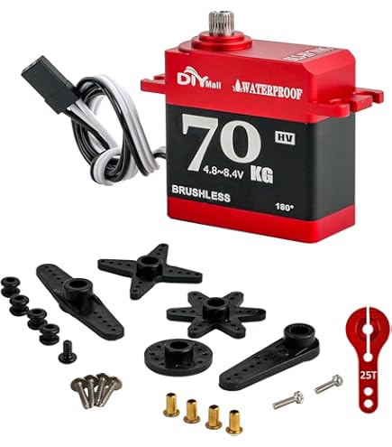 Amazon | 60kg DS5160 高トルク フルメタルデジタルステアリングサーボ