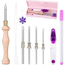 パンチニードル道具と本8点セット Amazon | Zhejia パンチニードル 刺繍パンチ針セット 3本セット