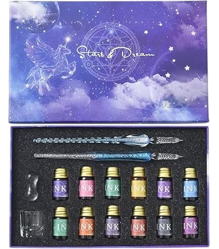 Amazon | Ducale(ドゥカーレ) ガラスペン セット インク12色