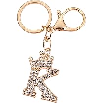 Amazon.co.jp: [YINKE] イニシャル キーホルダー レディース