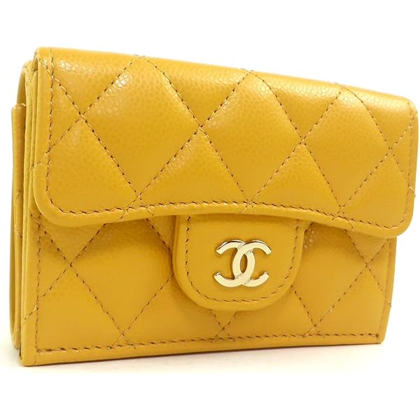 Amazon | [CHANEL] [シャネル] 三つ折り 財布 キャビアスキン