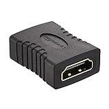 Amazonベーシック HDMI中継アダプター 29 x 22mm ブラック