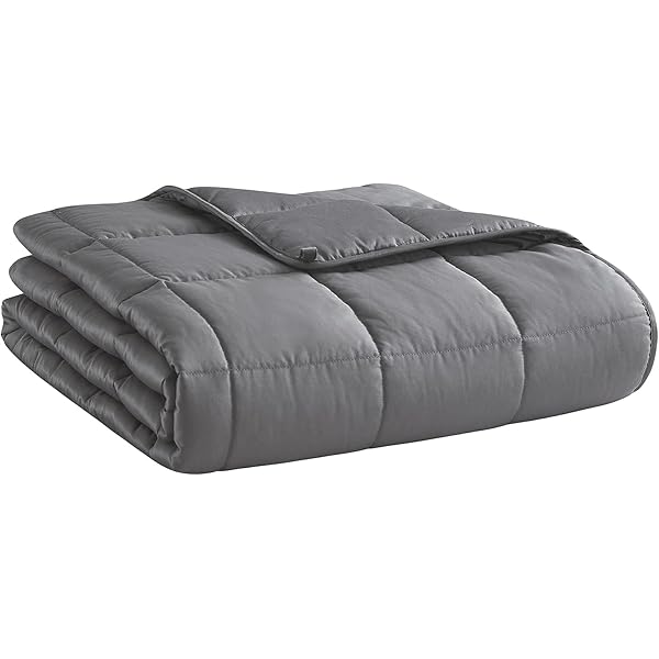 Weighted Blanket (Dark Grey,48x72-15lbs) Cooling Breathable Heavy Blanket  Microfiber Material with Glass Beads Big Blanket for Adult All-Season  Summer Fall Winter Soft Thick Comfort Blanket : Amazon.sg: Home