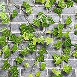 人工アイビーガーランド、グリーンシミュレーション花人工植物Rattan /ホーム装飾