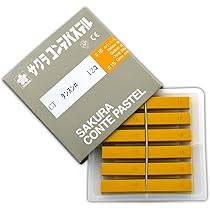 パステルクレパス Amazon.co.jp: サクラクレパス コンテパステル おうど色 6個 CT