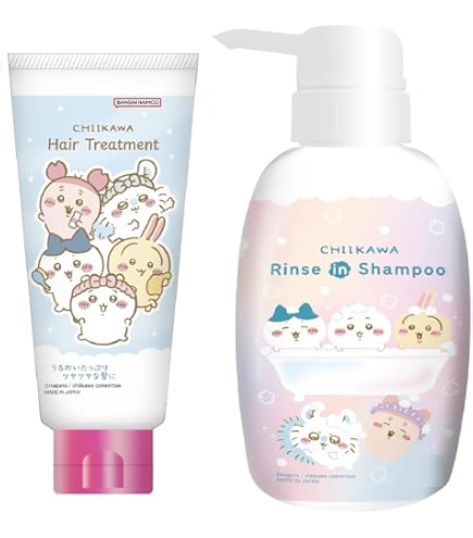 Amazon | メリット シャンプー&コンディショナー ポンプペア ちいかわ