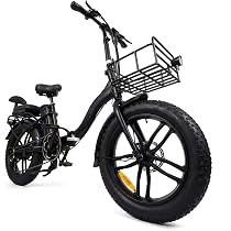 Amazon | 電動アシスト自転車 折り畳み ファットバイク型 20インチ 大