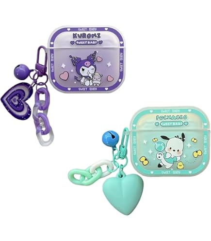 国内発送 Kuromi クロミ AirPods Pro 2 用 sanrio クロミ AirPods Pro(第2世代)/AirPods Pro ジェムケース