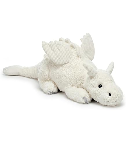 ハンドメイド ぬいぐるみ ドラゴン ホワイト ドラゴンぬいぐるみ