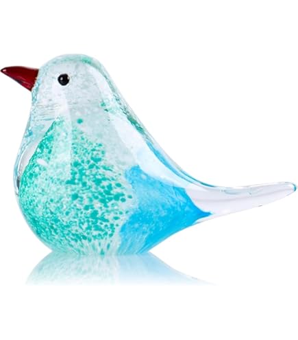 Amazon.co.jp: Hophen ガラスペンギン置物 ハンドメイド