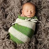 Matissa新生児赤ちゃん女の子/男の子かぎ針編みニットコスチューム写真プロップ帽子と服装 0-12 months マルチカラー BPH