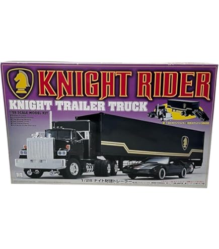 Amazon | 青島文化教材社 1/28 ナイトライダー ナイト財団トレーラー