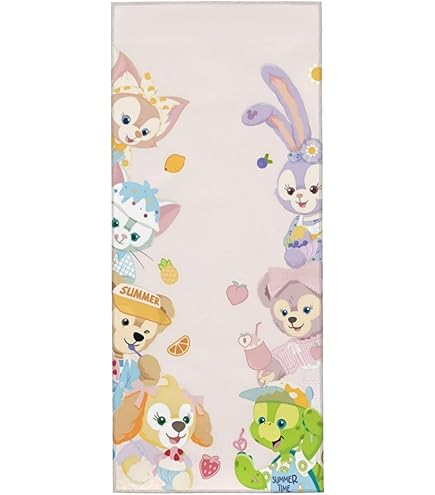Amazon｜ダッフィー＆フレンズ フェイスタオル 買い物袋付き