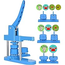 Amazon.co.jp: 【400個バッジ素材付き】 缶バッジマシーン 25mm 32mm