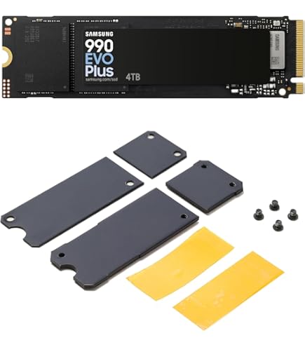 Amazon | Samsung 990 PRO ヒートシンクモデル 4TB ソニック×シャドウ