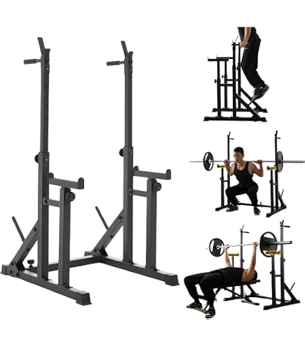 Amazon.co.jp: SKK バーベルラック ベンチプレス台 耐荷重300kg