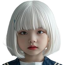 Amazon.co.jp: Oshare Kids ウイッグ キッズ向け ボブカツラ ガールズ
