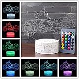 Zehuiクリエイティブ3d LEDオートバイ夜ランプタッチスイッチベッドライトホームオフィス装飾ギフト mhy-JY180517-JJ-1F7CB2D83A