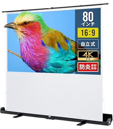 Amazon | エリートスクリーン プロジェクタースクリーン EZシネマ 80