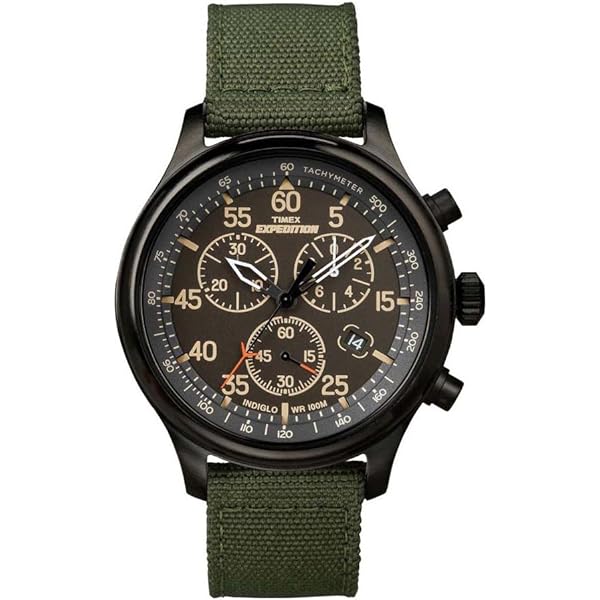 Amazon.co.jp: Timex メンズ Expedition Field 43mm 腕時計 - ブラウン