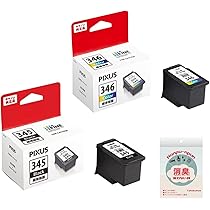 Amazon.co.jp: 【純正品セット】キャノン BC-345 + BC-346（ブラック＋