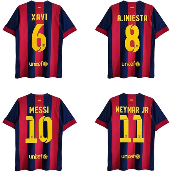 Amazon.co.jp: [XUPENG] メッシ ネイマール スアレス エムエスエヌ 14