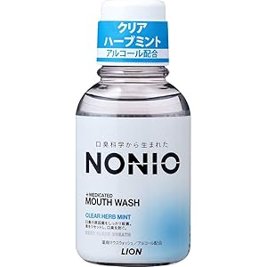 NONIO(ノニオ) [医薬部外品] マウスウォッシュ クリアハーブミント 洗口液 80ml 【サンプリング対象】