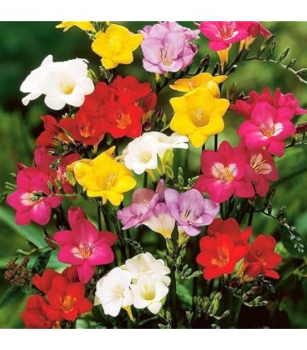 Amazon.co.jp: 秋植え球根 アルストロメリア6色セット 6色6球(各1球