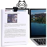 KAZARIKO データホルダー パソコン モニター 取付用 ドキュメント 書類 マグネット クリップ 回転 角度調節 (CAT TYPE)