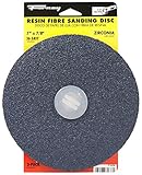 Forney 71638 Sanding Discs, Blue Zirconium with 7/8-Inch Arbor, 7-Inch, 36-Grit, 3-Pack [並行輸入品]