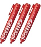 Amazon | ゼブラ 油性マーカー マッキーノック細字 赤 5本入 P